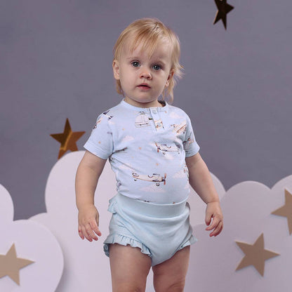 Taking Flight Short Sleeve Organic Bodysuit