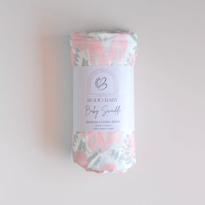 Boho Baby Banksia Swaddle Wrap