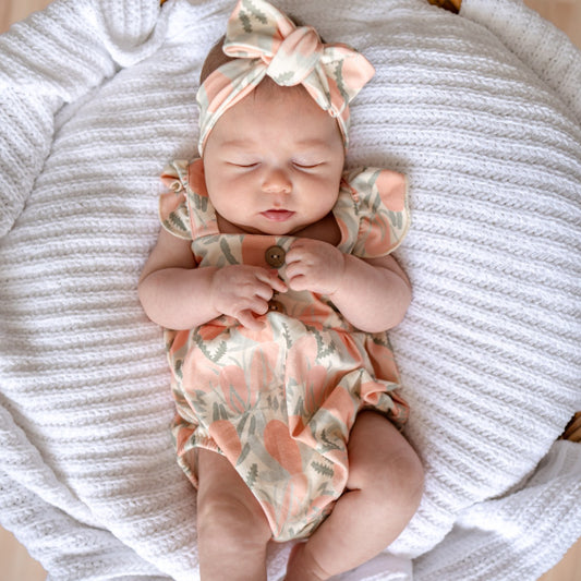 Boho Baby Banksia Romper