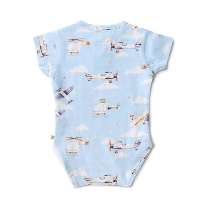 Taking Flight Short Sleeve Organic Bodysuit